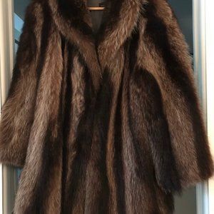 Antonovich Genuine Raccoon Coat/Jacket - 3/4 Length